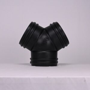 150mm durable plastic plain branch connector – y150